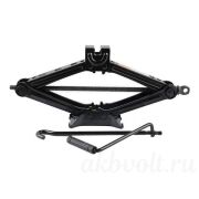 Домкрат автомобильный ромбический механический 2т (85-400mm) + ключ балонный крестообразный