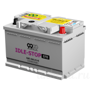9999 IDLE-STOP EFB 74Ач 660А обратная полярность QNE-390LN3-IS