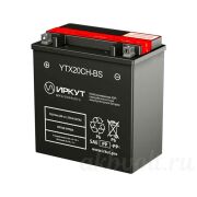 ИРКУТ AGM 18Ач прямая полярность YTX20CH-BS