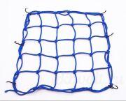 Сетка для крепления багажа, шлема, 40x40 см синий