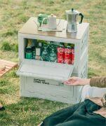 Ящик-органайзер в багажник автомобиля 50л белый