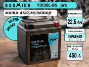 Bushido 22.5Ач 450А обратная полярность NaCRYB30L