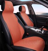 Накидка на сиденья автомобиля из замши (2шт) оранжевый
